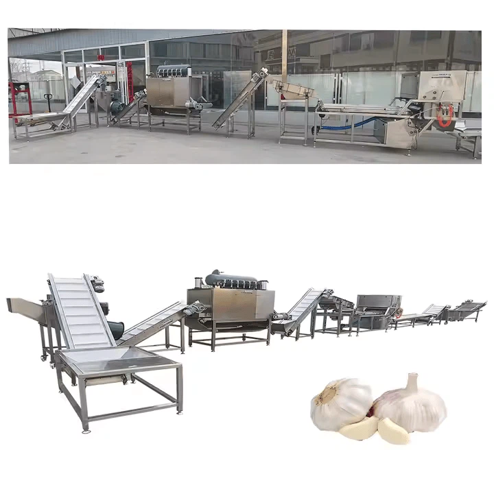 Automatic Industrial Dehydrated Production Line Garlic Powder Making Machine Peeled Garlic Production Line