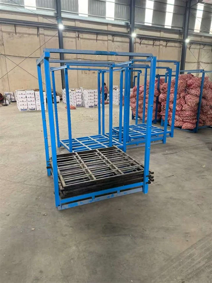 Estante metálico de ajo personalizable para secar al aire el nuevo ajo fresco cosechado