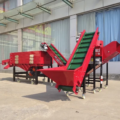 La máquina de ruptura y división del interruptor de la bombilla de ajo divide las bombillas de ajo en dientes de ajo y califica los clavos en diferente tamaño